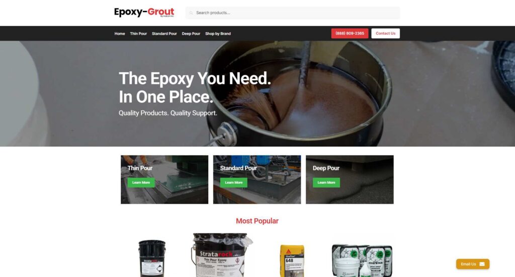 Epoxy-Grout.com Homepage