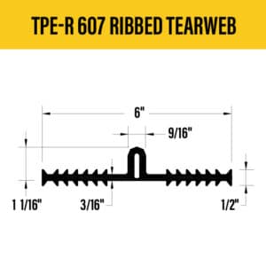 TPE-R 607 Ribbed Tearweb